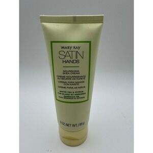 Mary Kay Satin Hands Nourishing Shea Cream White Tea & Citrus 3oz Hand Cream New